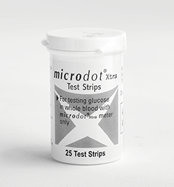 microdot® Blood Glucose Test Strips for ordering